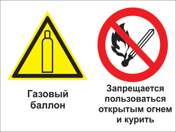 Кз 36 газовый баллон. запрещается пользоваться открытым огнем и курить. (пластик, 400х300 мм) - Знаки безопасности - Комбинированные знаки безопасности - Информационные стенды, перекидные системы. Магазин охраны труда shopstend.ru