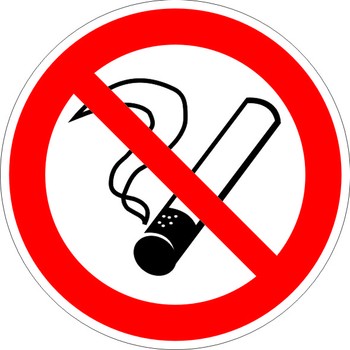 P01 запрещается курить (пластик, 200х200 мм) - Знаки безопасности - Запрещающие знаки - Информационные стенды, перекидные системы. Магазин охраны труда shopstend.ru